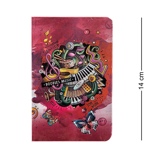 BM-09/2 Блокнот мал. "Звуки музыки" (3D твердая обложка)