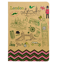 BM-16/1 Блокнот бол. "Вокруг света" (крафт-обложка)