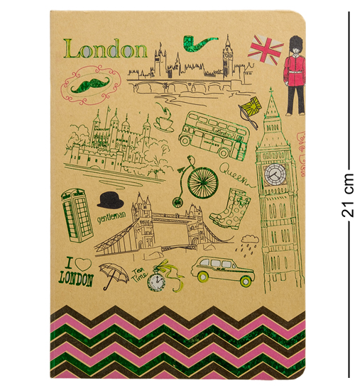 BM-16/1 Блокнот бол. "Вокруг света" (крафт-обложка)