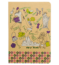 BM-16/3 Блокнот бол. "Вокруг света" (крафт-обложка)