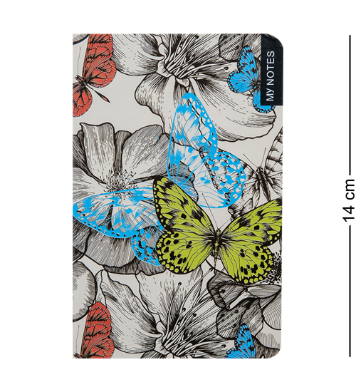 BM-19/2 Блокнот мал. "Тропические бабочки" (твердая обложка)