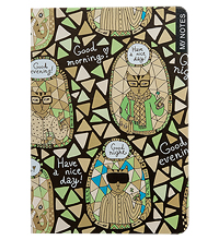 BM-21/4 Блокнот бол. "Богемные коты" (твердая обложка)