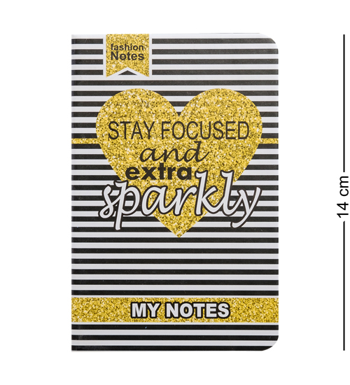 BM-34/4 Блокнот мал. "Полосатый стиль" (твердая обложка)