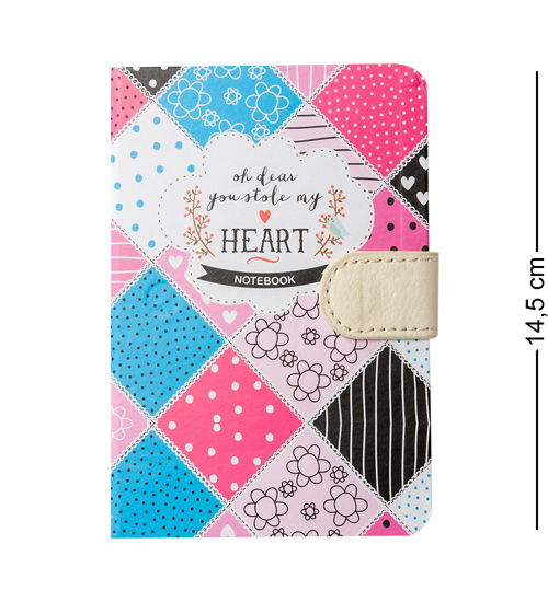 BM-50/1  Блокнот мал. "Лоскутный мильфлер" (твердая обложка)