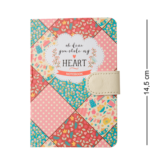 BM-50/2  Блокнот мал. "Лоскутный мильфлер" (твердая обложка)