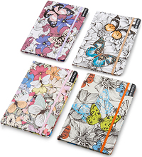 BM-18 Блокнот бол. "Тропические бабочки" в асс. (твердая обложка)