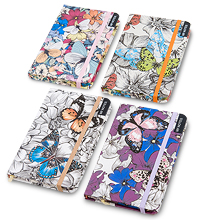 BM-19 Блокнот мал. "Тропические бабочки" в асс. (твердая обложка)