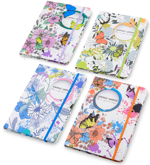 BM-42 Блокнот бол. "Винтажный сад" в асс. (твердая обложка)