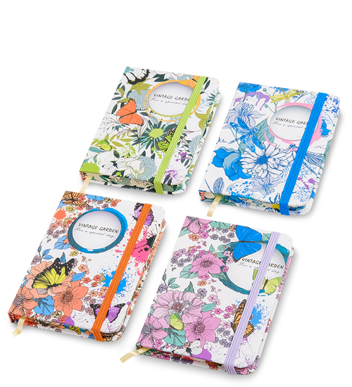 BM-44 Блокнот микро "Винтажный сад" в асс. (твердая обложка)