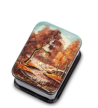 ШК-55/ 8 Шкатулка "Осень" 5,0x7,0 исп. Кузина
