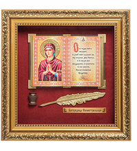 ПК-509 Панно "Богородица Семистрельная" бол. 33x33