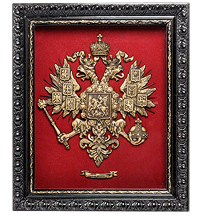 ПК-554 Панно "Имперский Герб" (черный) 39х46