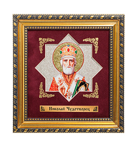 ПК-562 Панно "Николай Чудотворец" мини 18x19