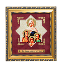 ПК-570 Панно "Вера, Надежда, Любовь и мать их София" мини 18x19