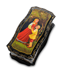 ШК-13/ 6 Шкатулка в технике декупаж (прям.17х9х5)