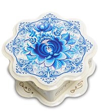 ШК-13/21 Шкатулка в технике декупаж (15,5х15,5х5,5)