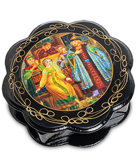 ШК-13/22 Шкатулка в технике декупаж (19,5х19,5х5,5)