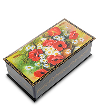 ШК-13/32 Шкатулка в технике декупаж (прям. 28х14,5х9)