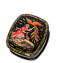 ШК-45/43 Шкатулка Холуй "Жар-птица" исп. Орлова