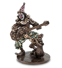 WS-629 Статуэтка "Шут-музыкант"