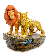Disney-4040432 Фигурка "Симба и Нала (Любовь на львиной скале)"